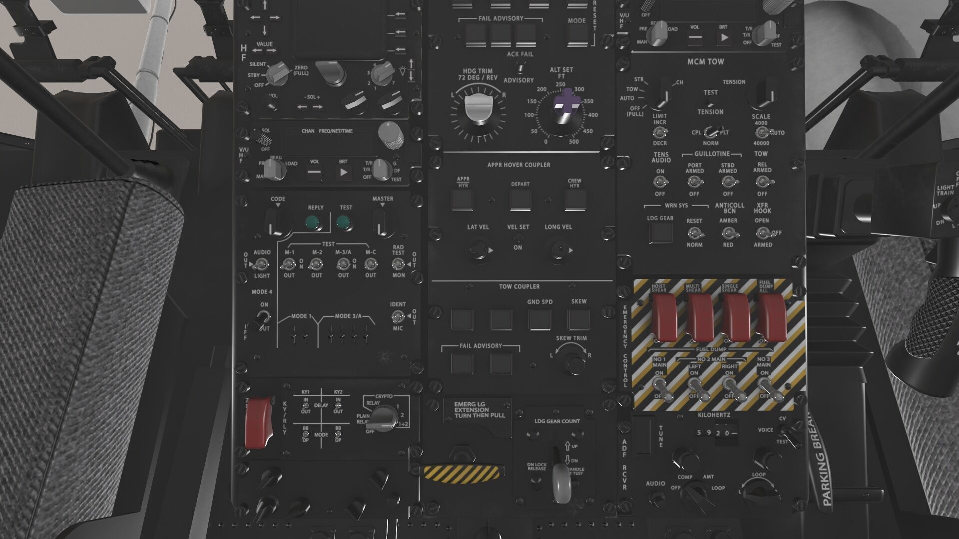 MH-53E Sea Dragon JMSDF Low-poly 3D model_30