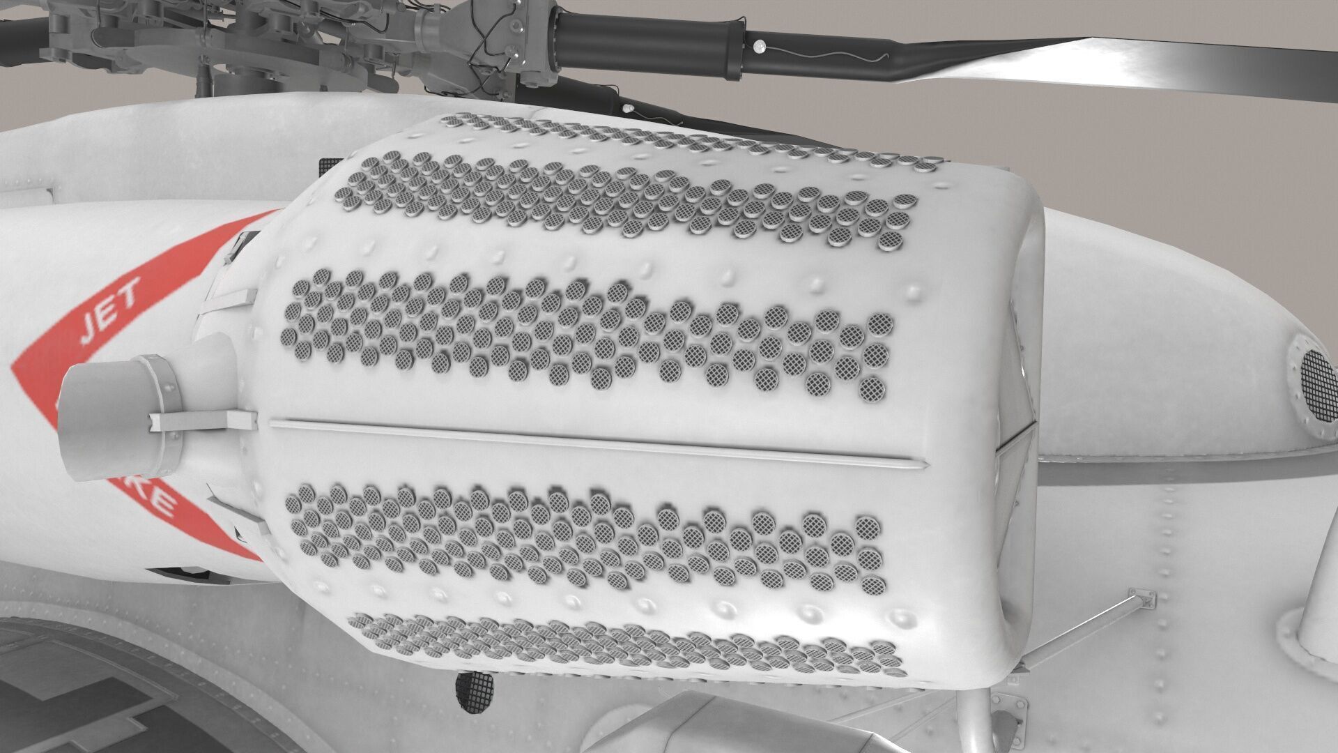 MH-53E Sea Dragon JMSDF Low-poly 3D model_15