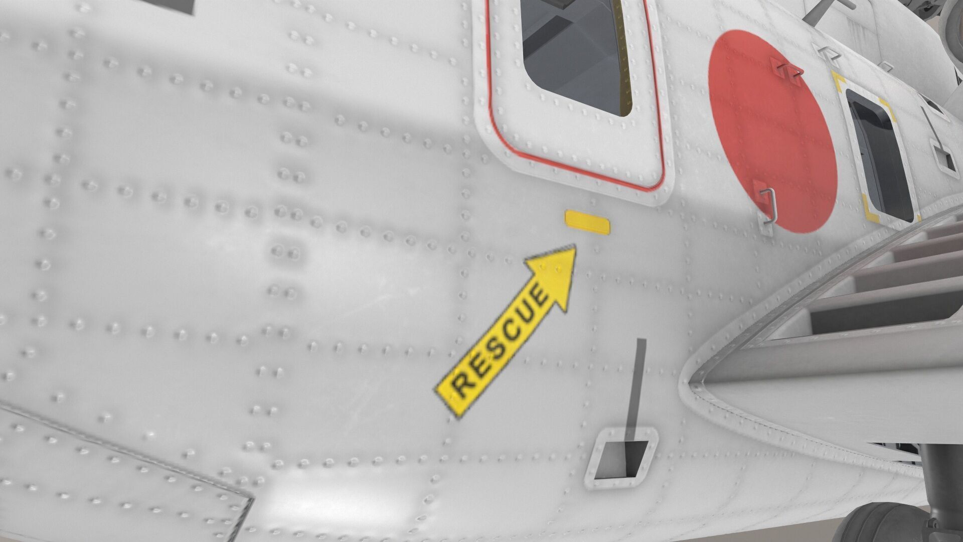 MH-53E Sea Dragon JMSDF Low-poly 3D model_18