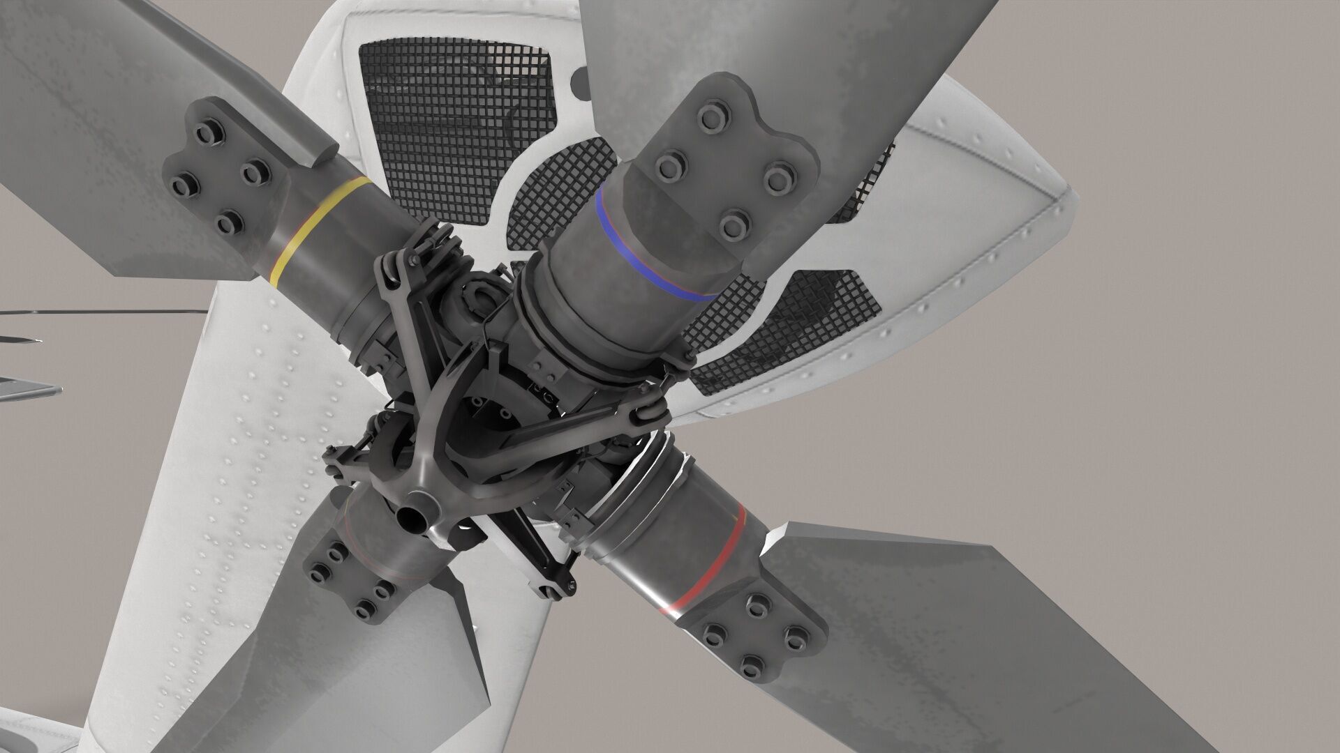 MH-53E Sea Dragon JMSDF Low-poly 3D model_13