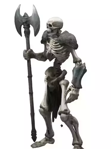 Massive Skeleton FBX Bundle Game Ready CC0