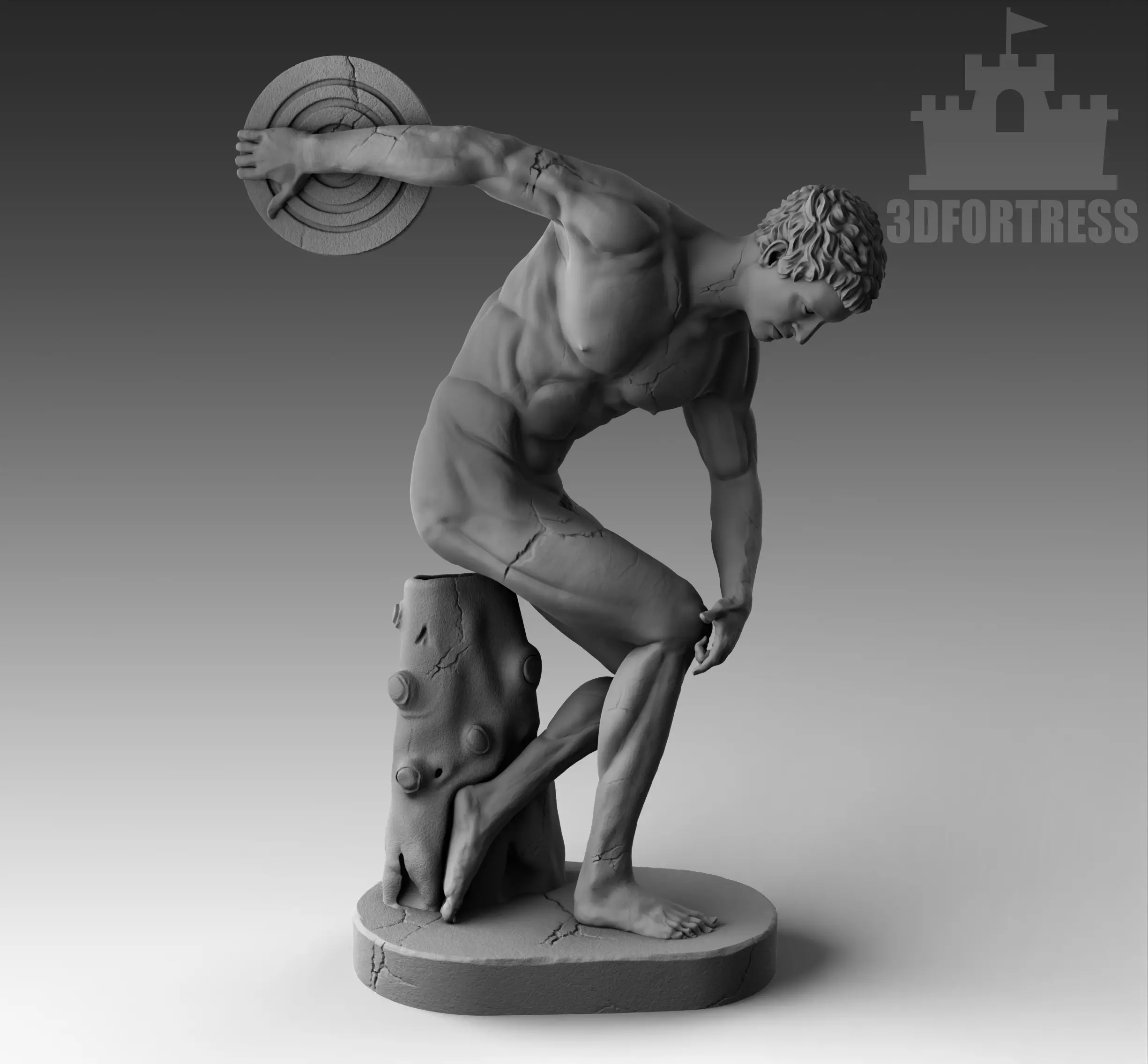 Discobolus 3D print model_0