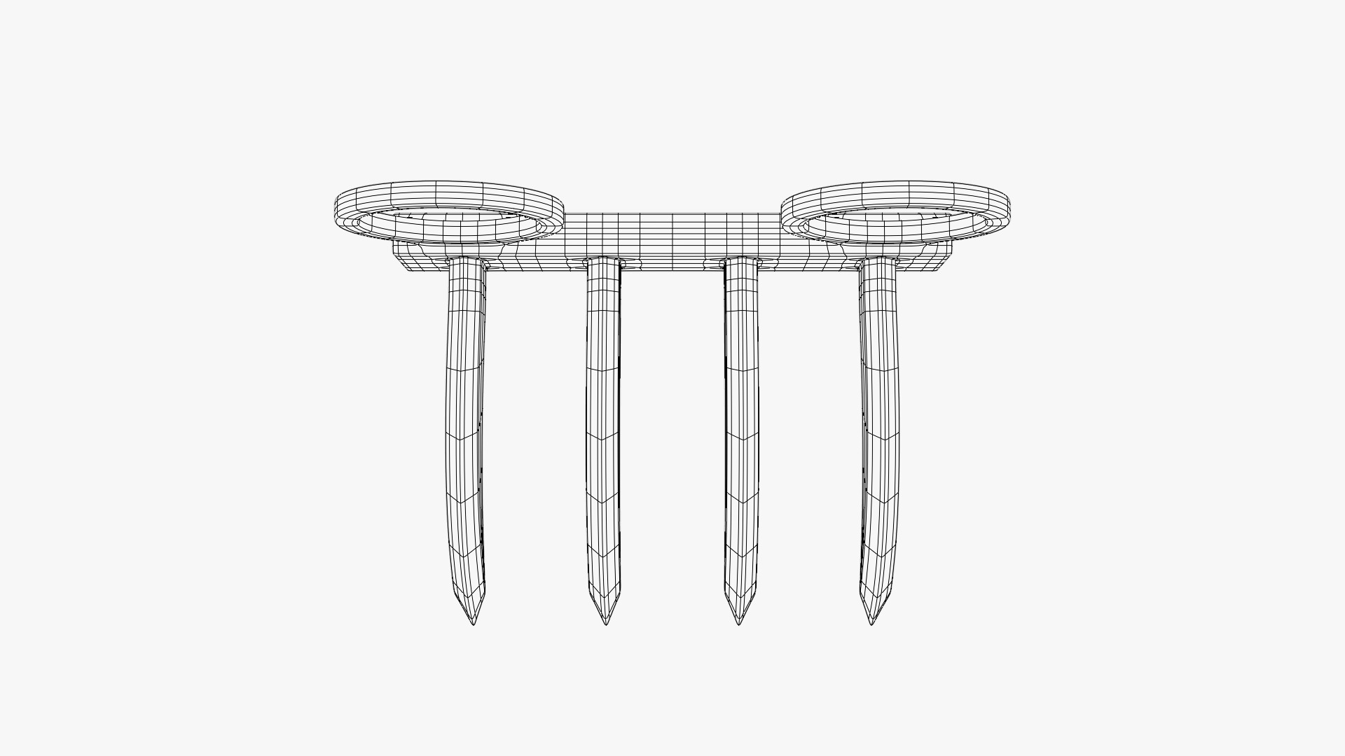 Tiger Claw Weapon - Vagh Nakha - Maratha weapon 3D model_4