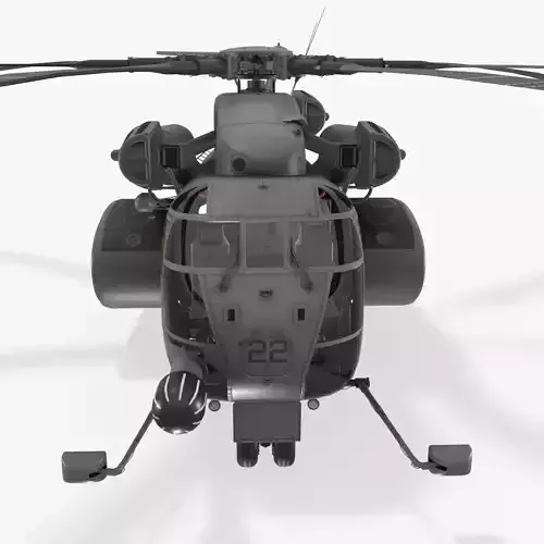 MH-53E Sea Dragon US Navy  Low-poly 3D model