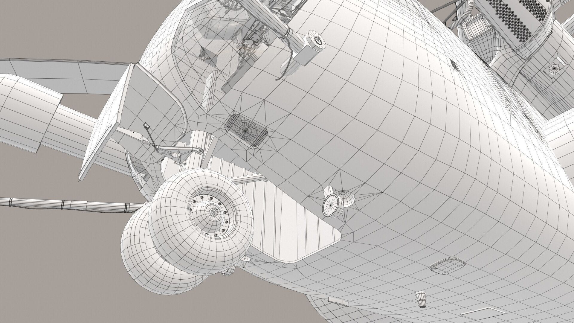 MH-53E Sea Dragon US Navy  Low-poly 3D model_50