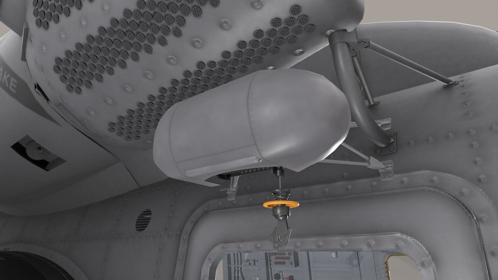 MH-53E Sea Dragon US Navy  Low-poly 3D model_17