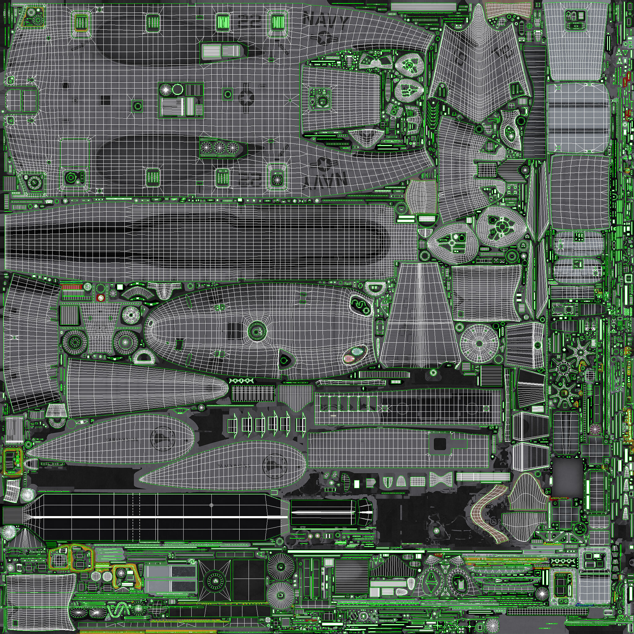 MH-53E Sea Dragon US Navy  Low-poly 3D model_55
