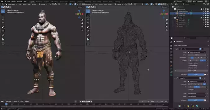 Tribal African Warrior 01