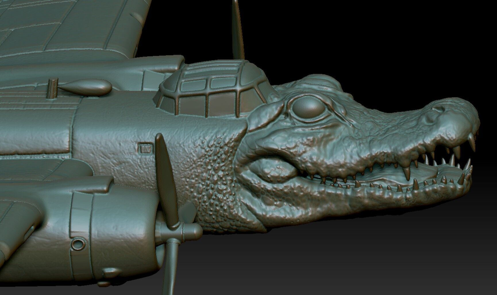 Bombardiro Crocodilo 3D print model_5