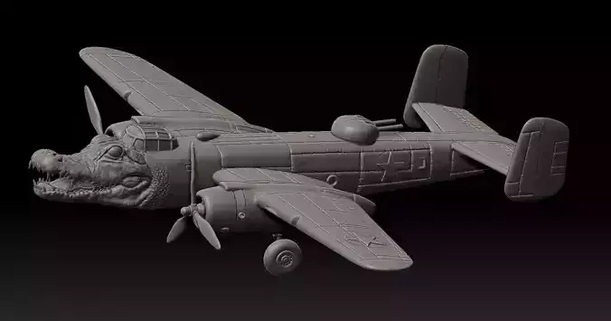 Bombardiro Crocodilo 3D print model