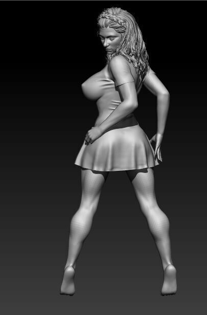 Sexy woman 3D print model_8