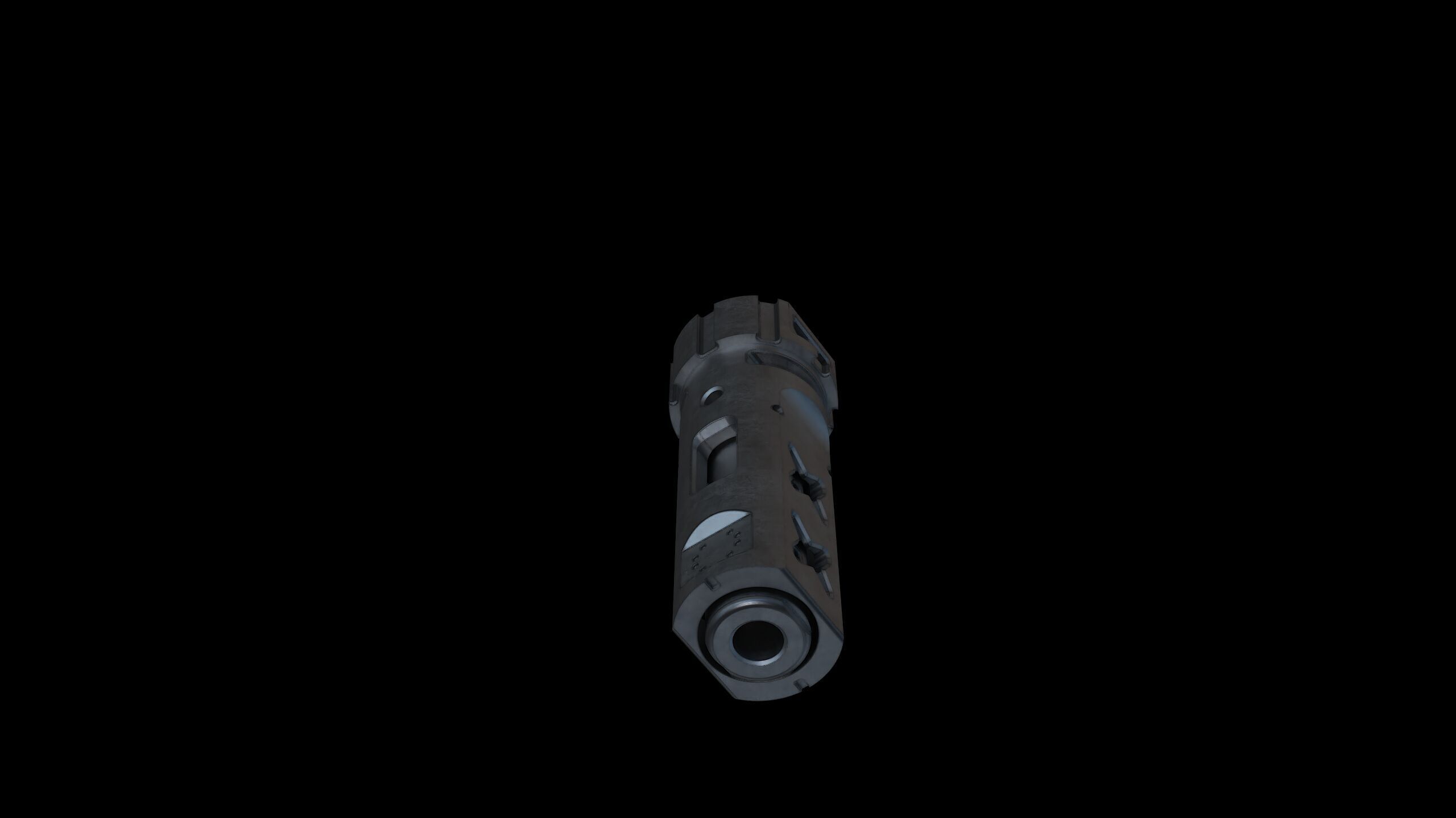 muzzle brake vgr 3D model_2