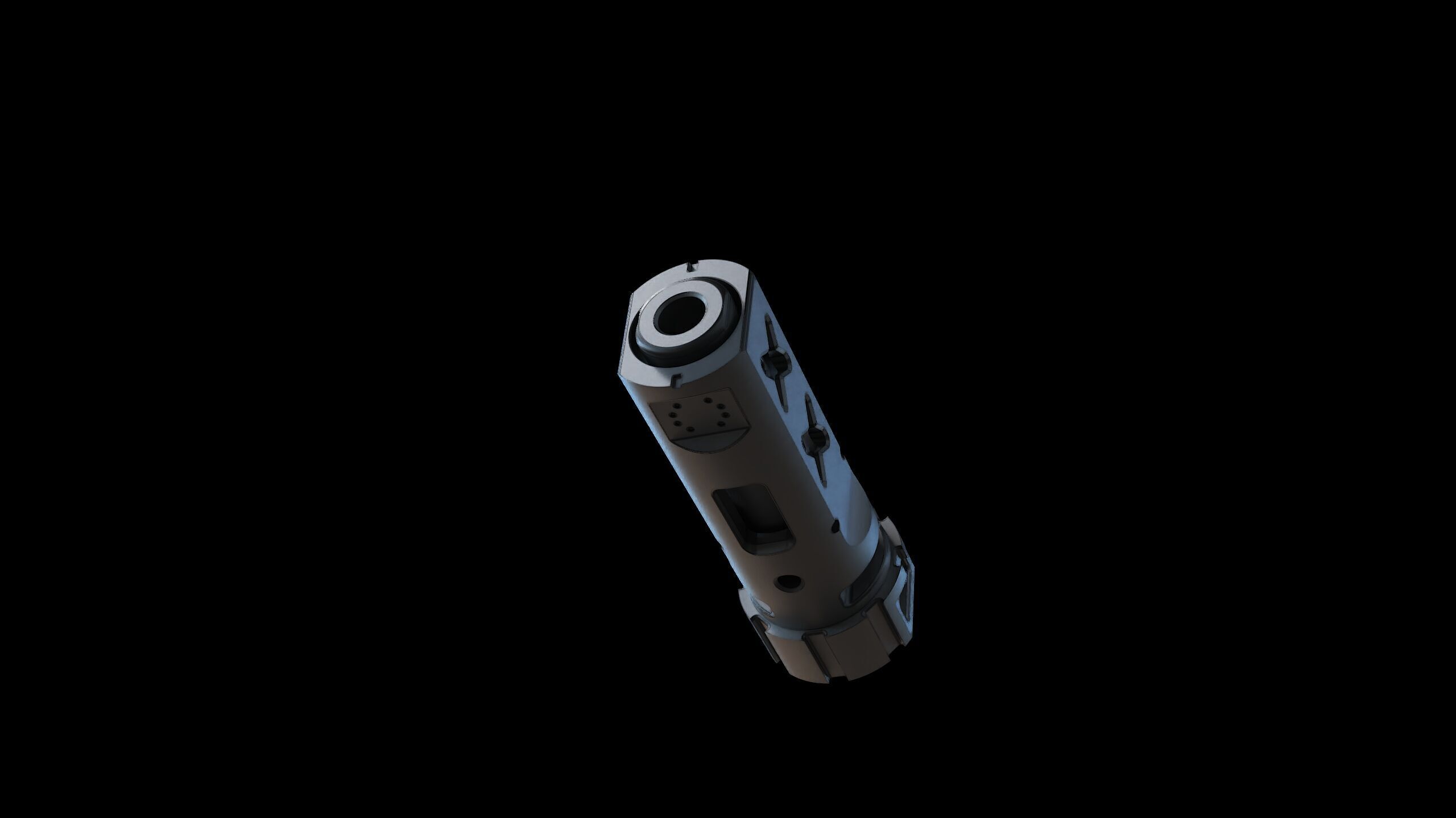 muzzle brake vgr 3D model_10
