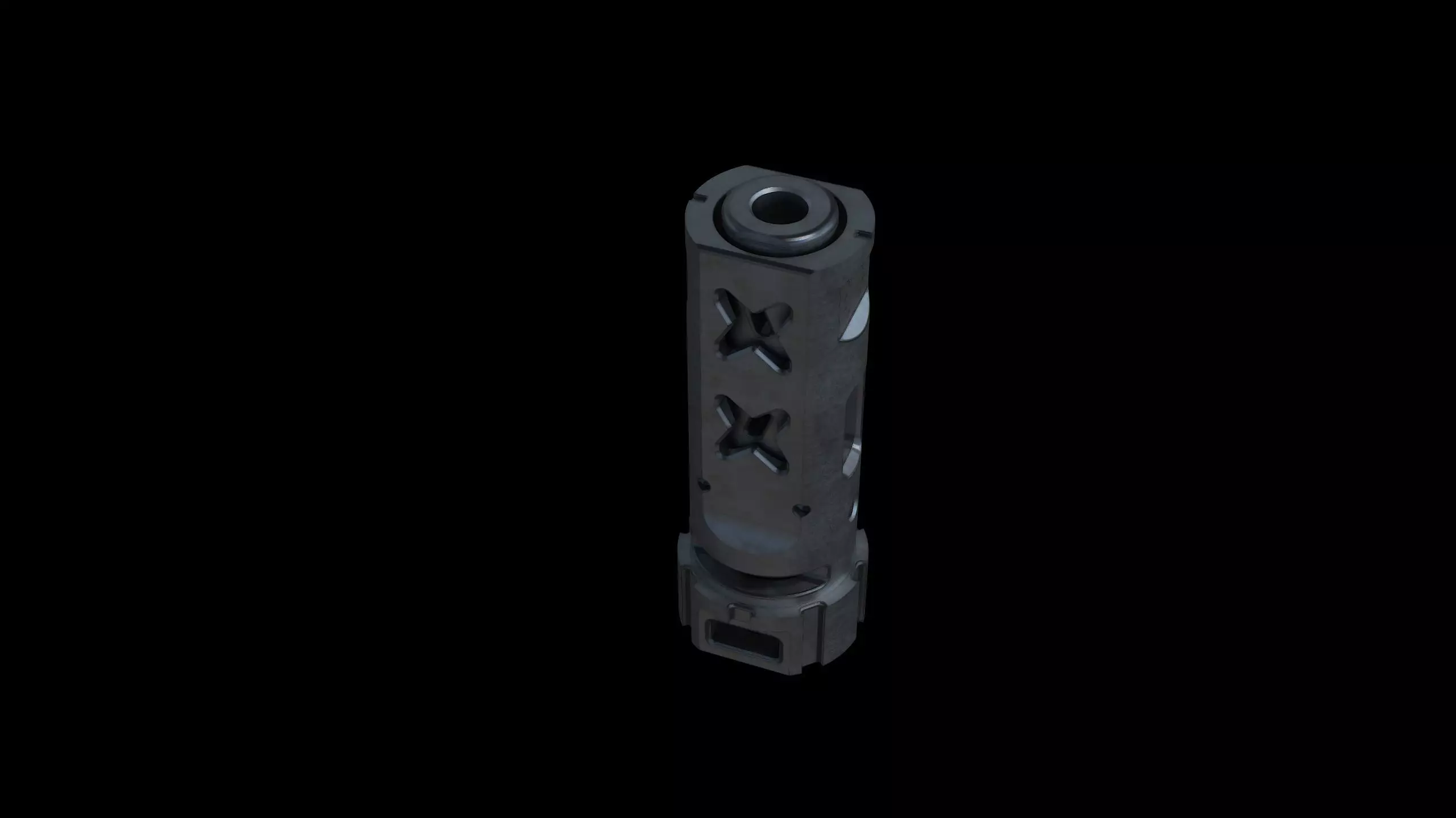muzzle brake vgr 3D model_0