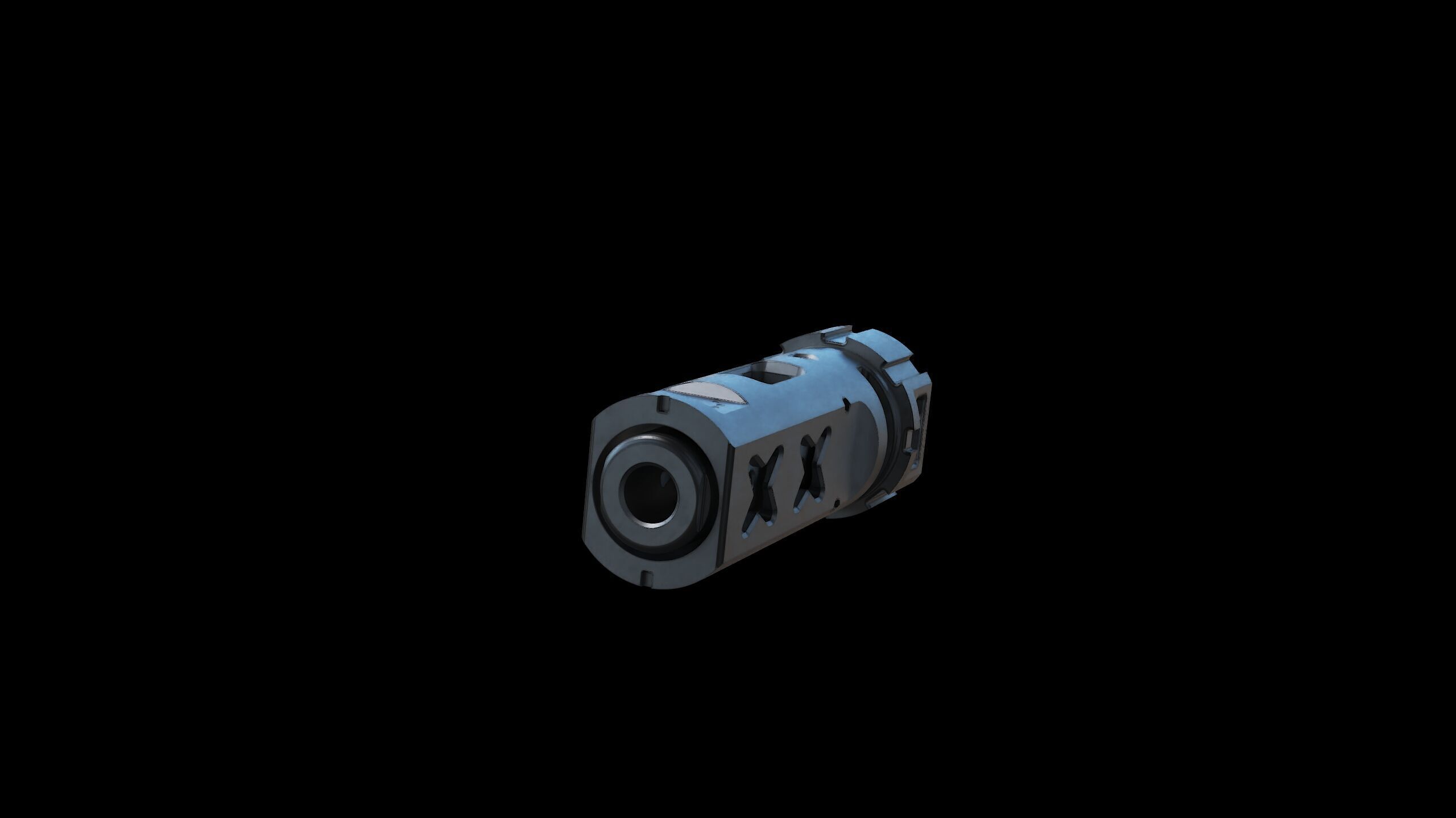 muzzle brake vgr 3D model_6