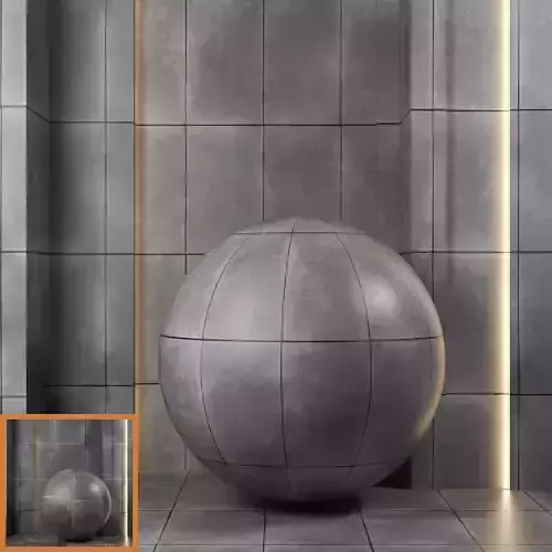 4K Concrete Panel Textures  - Seamless - 2 Patterns - Walls