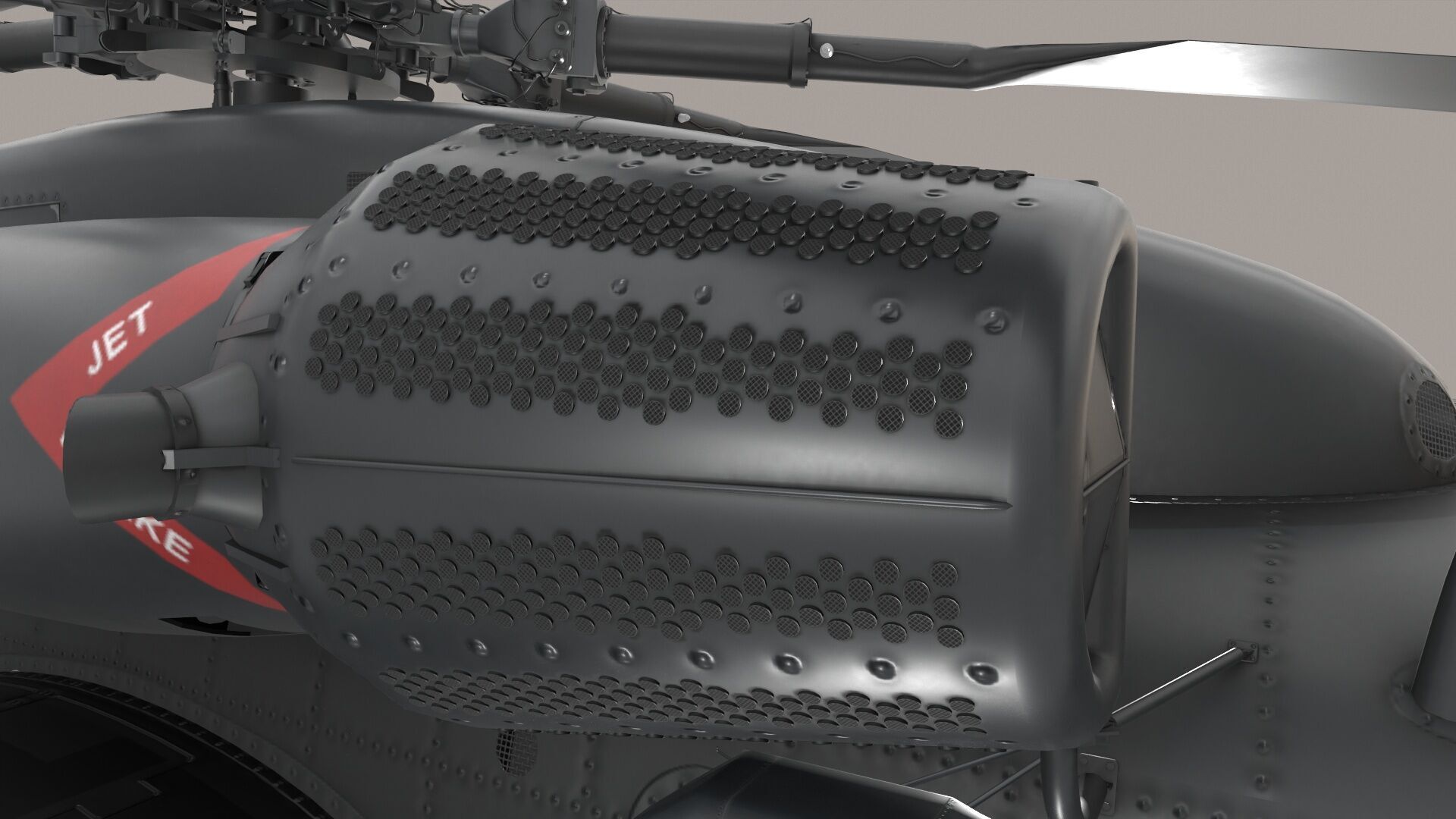 MH-53E Sea Dragons US Navy Low-poly 3D model_15