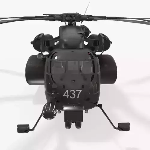 MH-53E Sea Dragons US Navy Low-poly 3D model