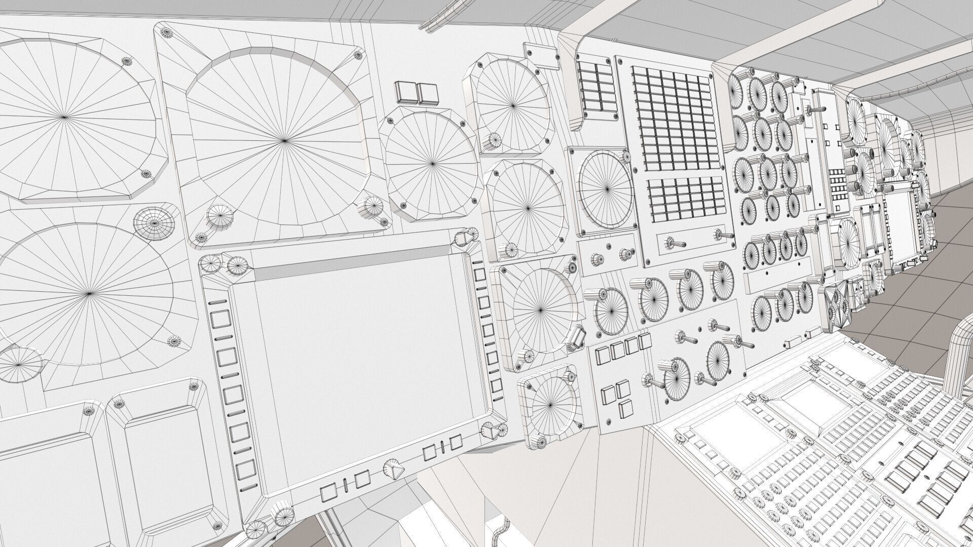 MH-53E Sea Dragons US Navy Low-poly 3D model_39