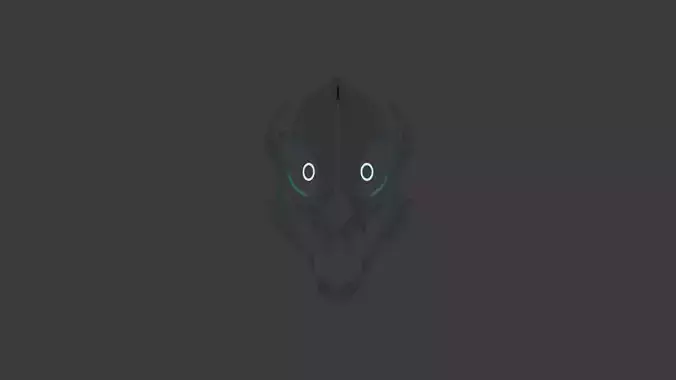 Gaster Blaster realistic 3D model