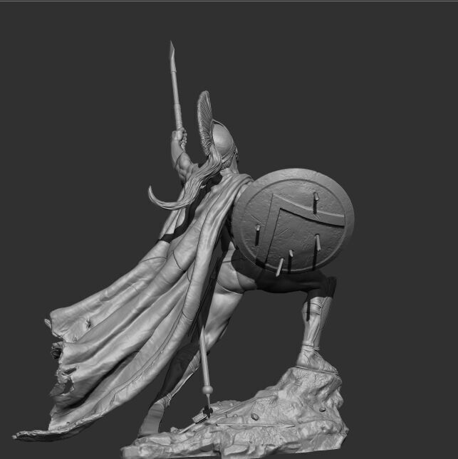 Leonidas of Sparta 3D print model