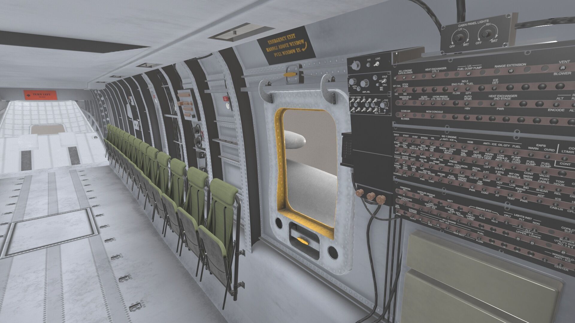 CH-53E Super Stallion Blank Livery Low-poly 3D model_34