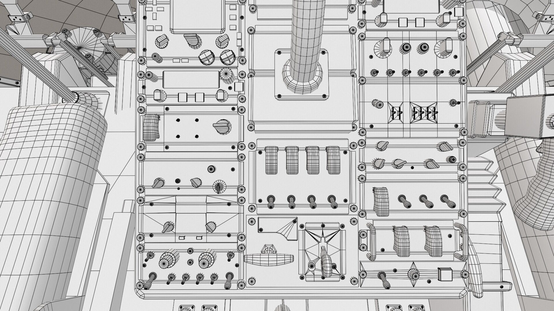 CH-53E Super Stallion Blank Livery Low-poly 3D model_40