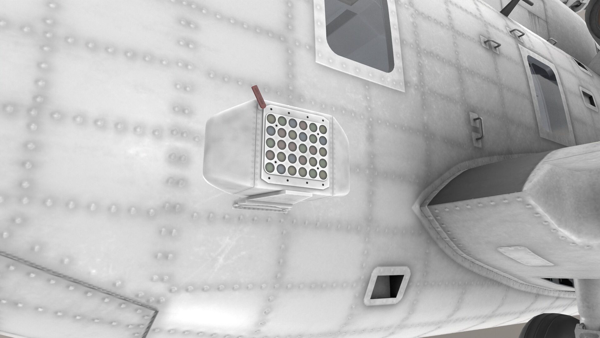 CH-53E Super Stallion Blank Livery Low-poly 3D model_18