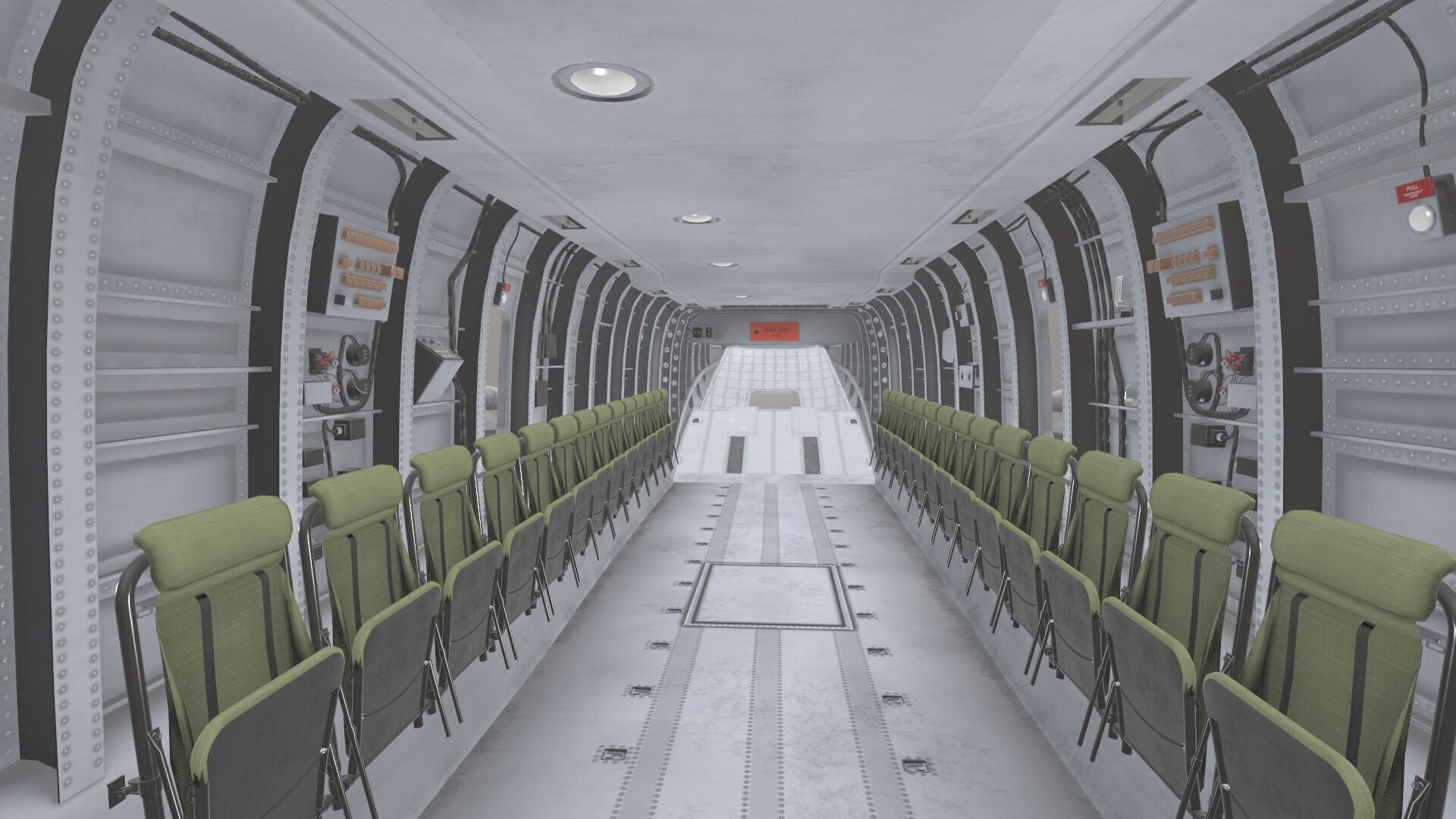 CH-53E Super Stallion Blank Livery Low-poly 3D model_33