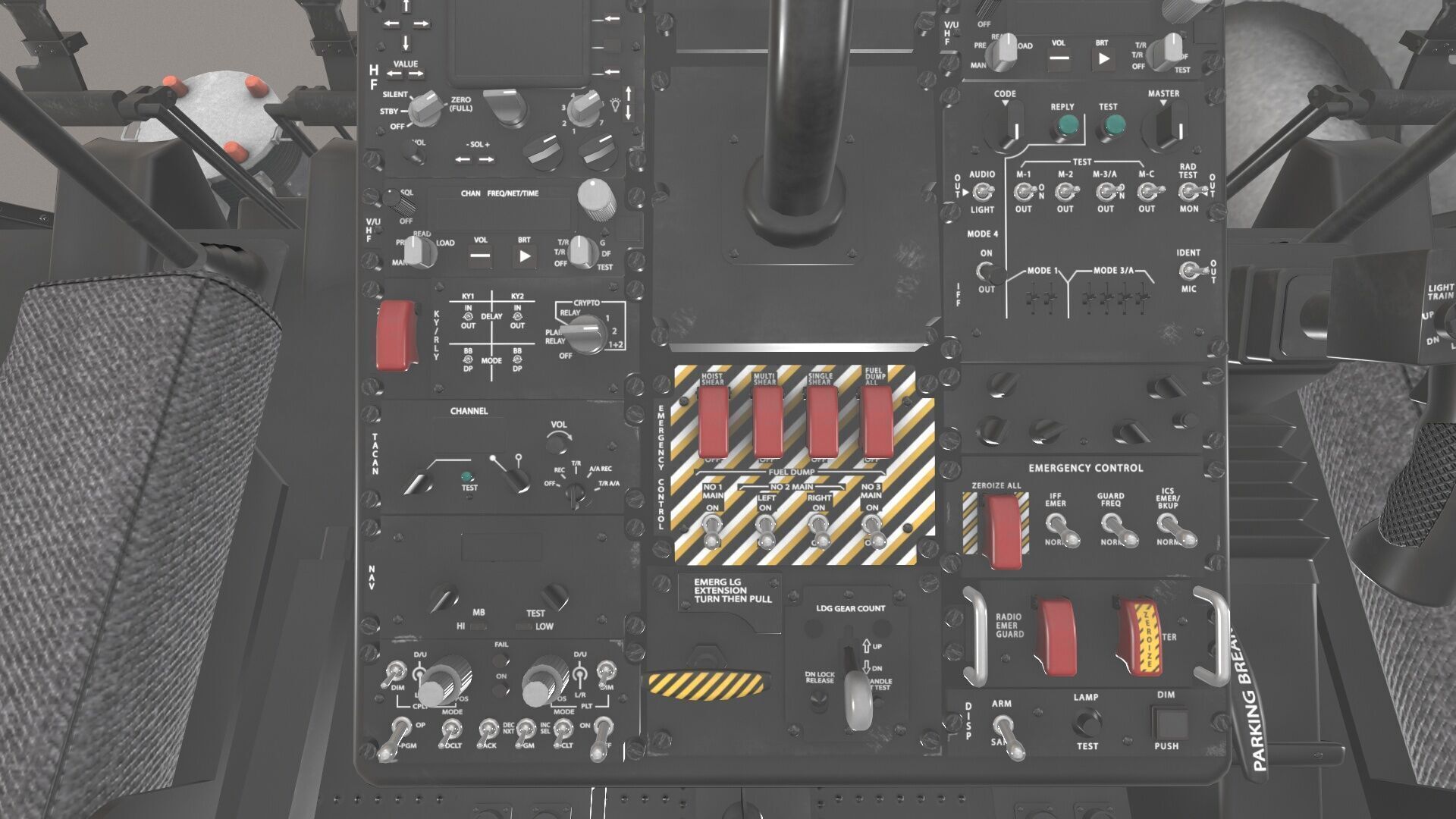 CH-53E Super Stallion Blank Livery Low-poly 3D model_30