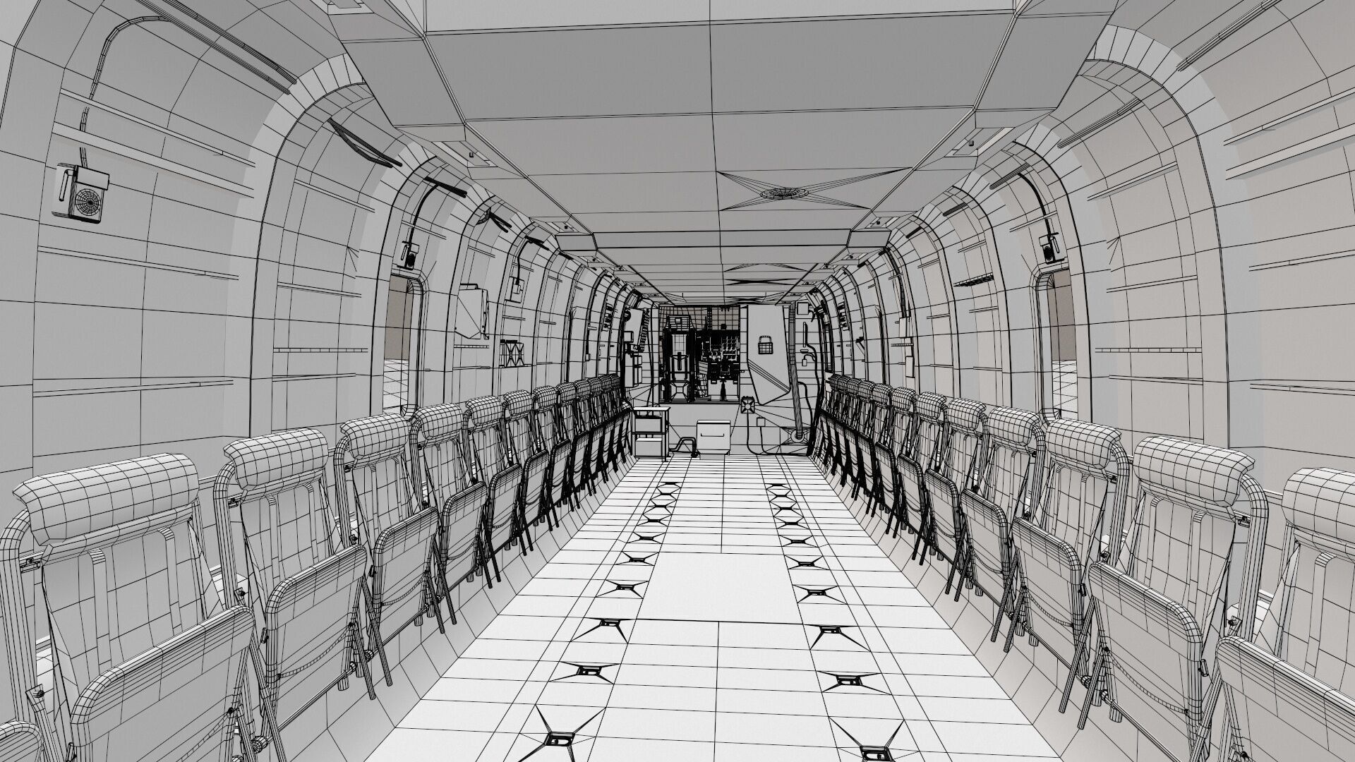CH-53E Super Stallion Blank Livery Low-poly 3D model_42