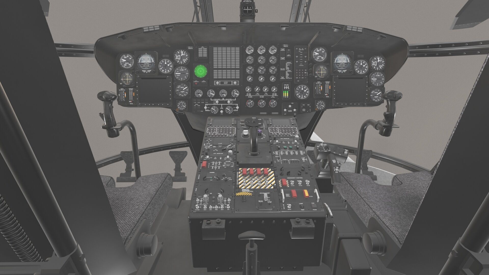 CH-53E Super Stallion Blank Livery Low-poly 3D model_27