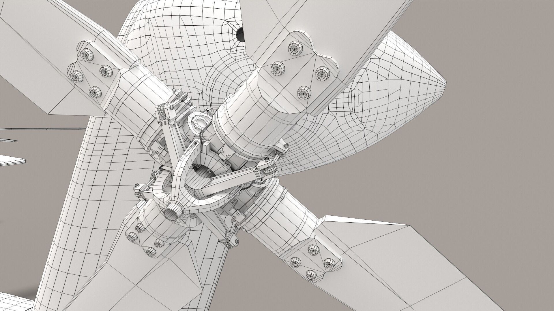 CH-53E Super Stallion Blank Livery Low-poly 3D model_54