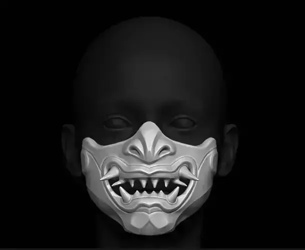 Samurai Mask For 3d Print 3D print model