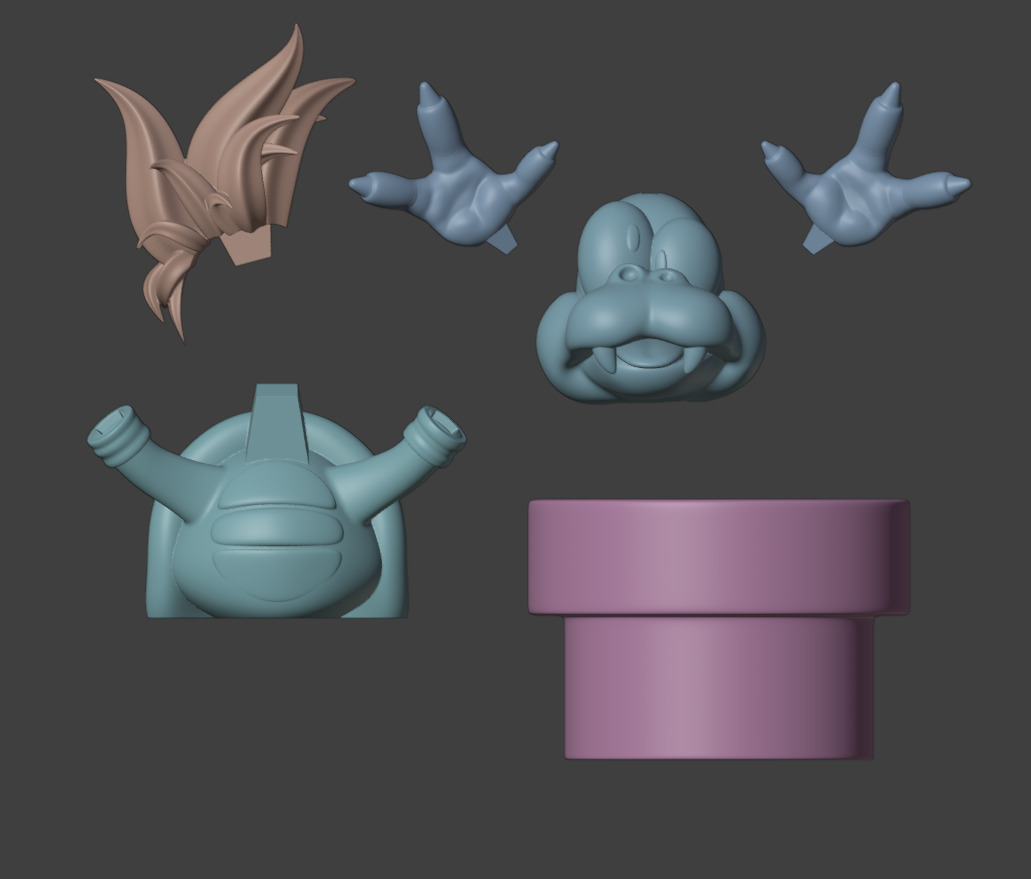 Lemmy Koopaling Super Mario World 3D print model_8