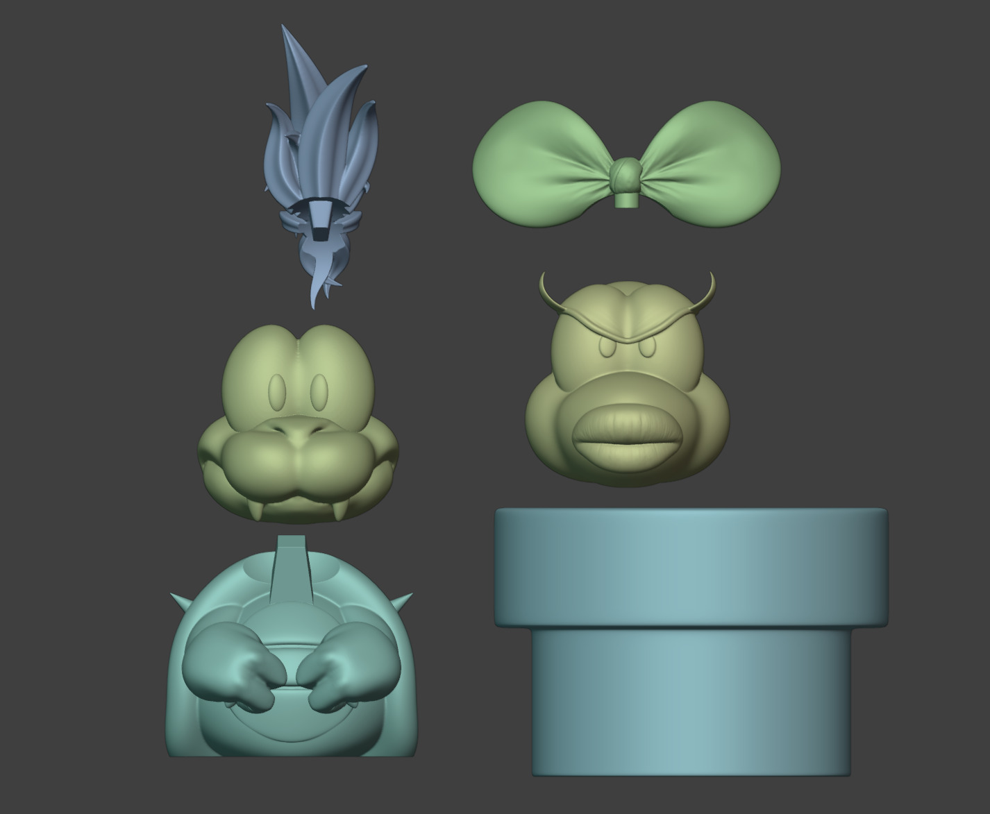 Lemmy Koopaling Super Mario World 3D print model_9