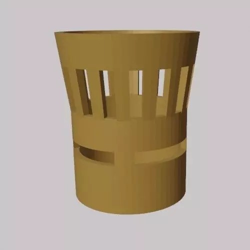 Pencil Holder Pencil Tower Vase Free 3D print model