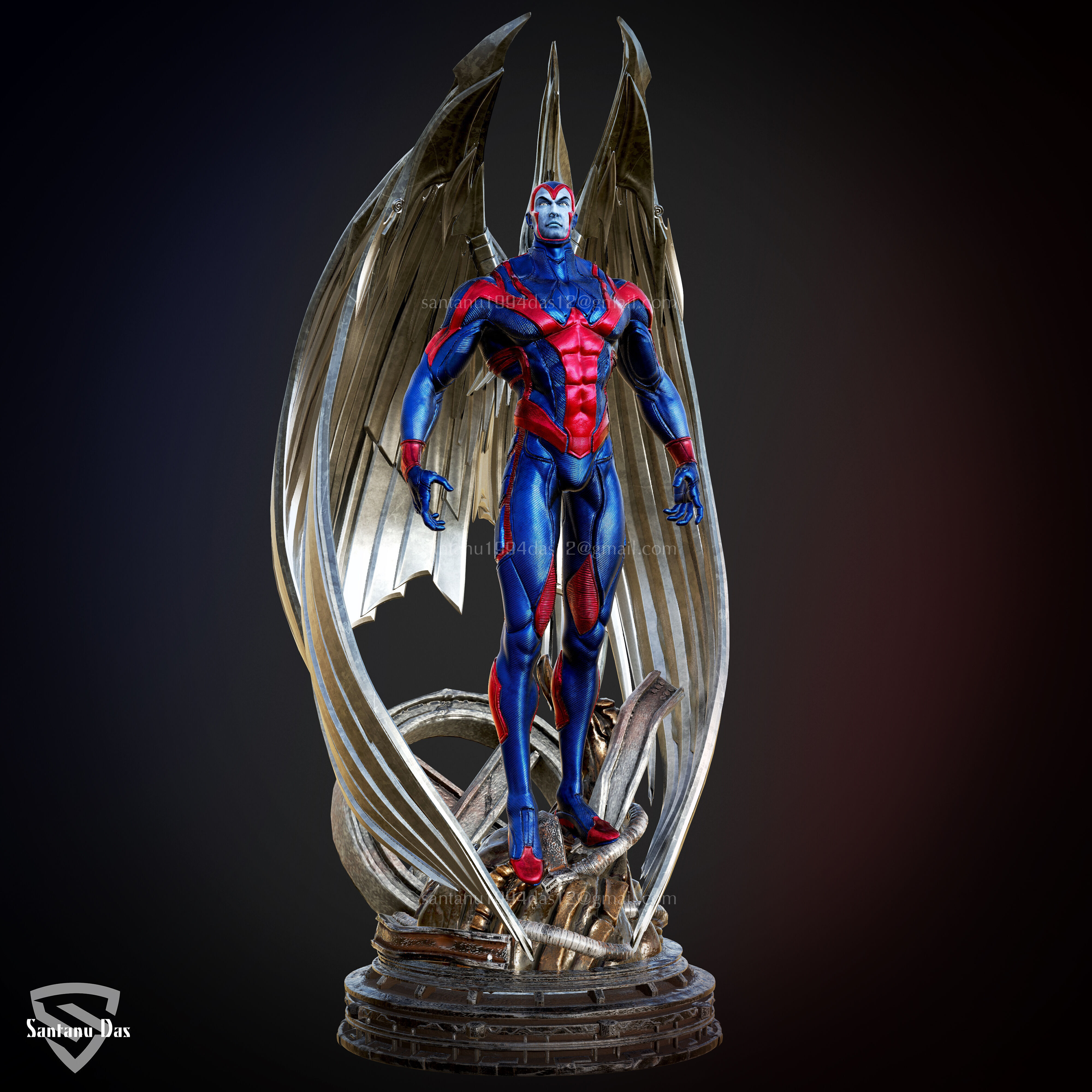 Archangel x-men 3d Print 3D print model_4