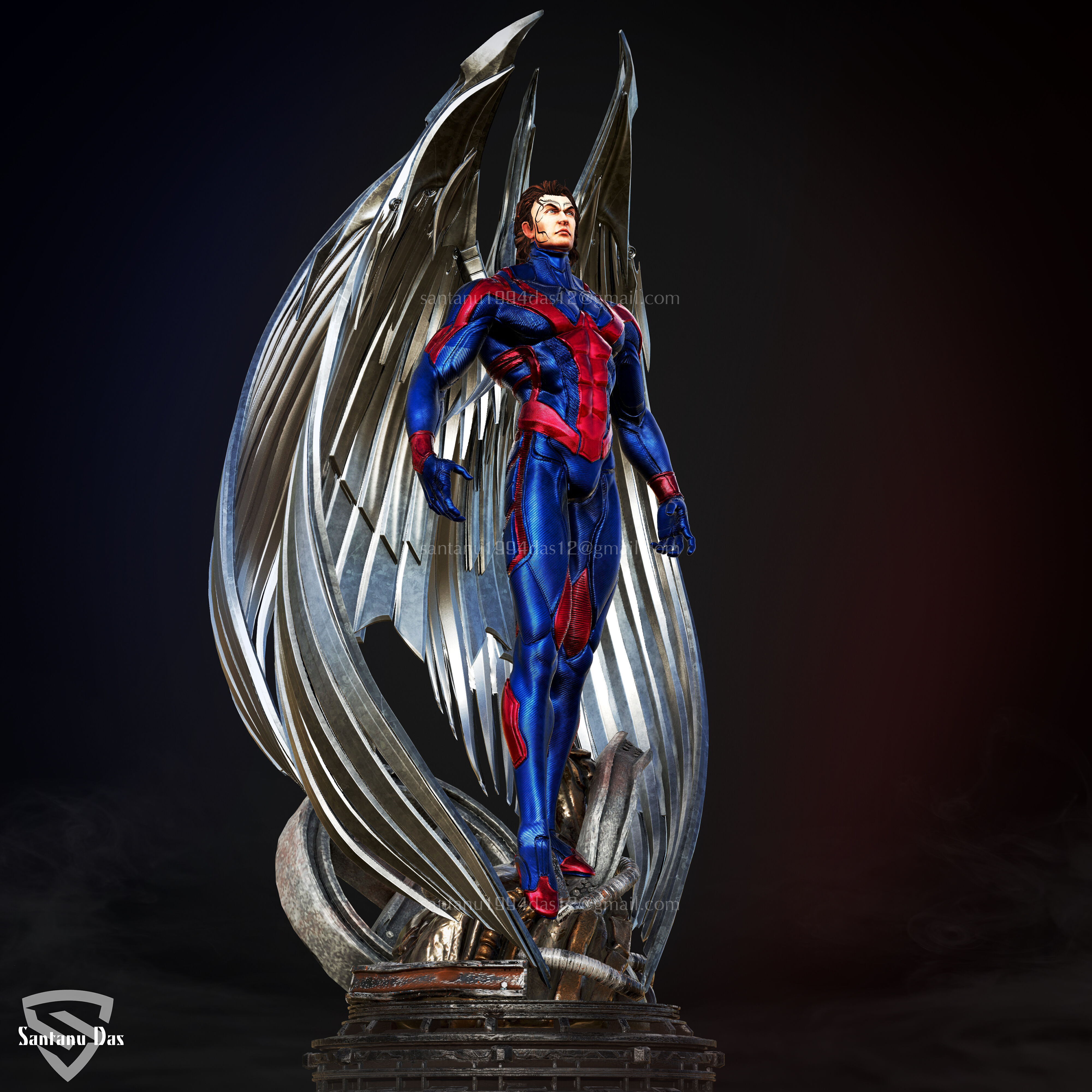 Archangel x-men 3d Print 3D print model_11