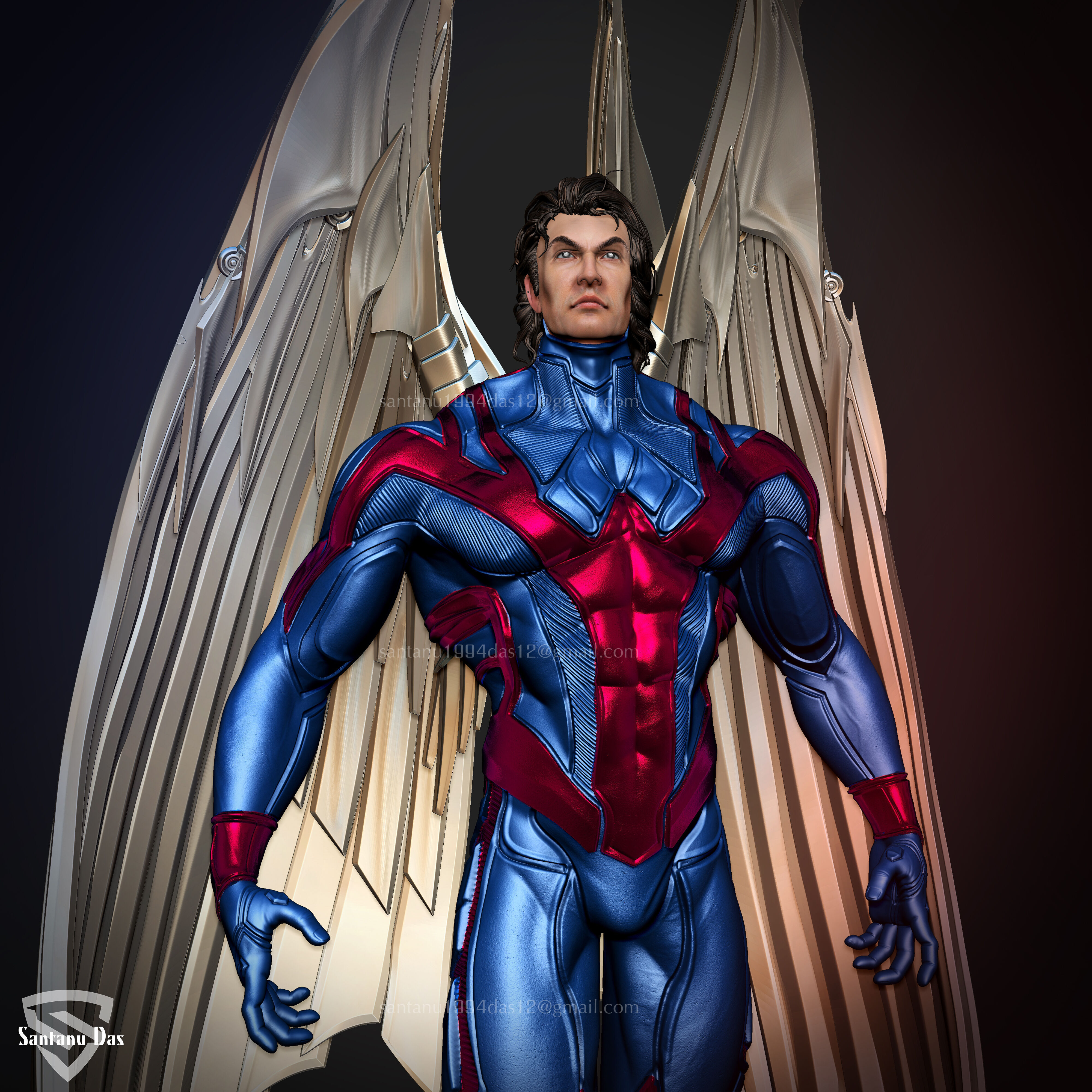 Archangel x-men 3d Print 3D print model_13