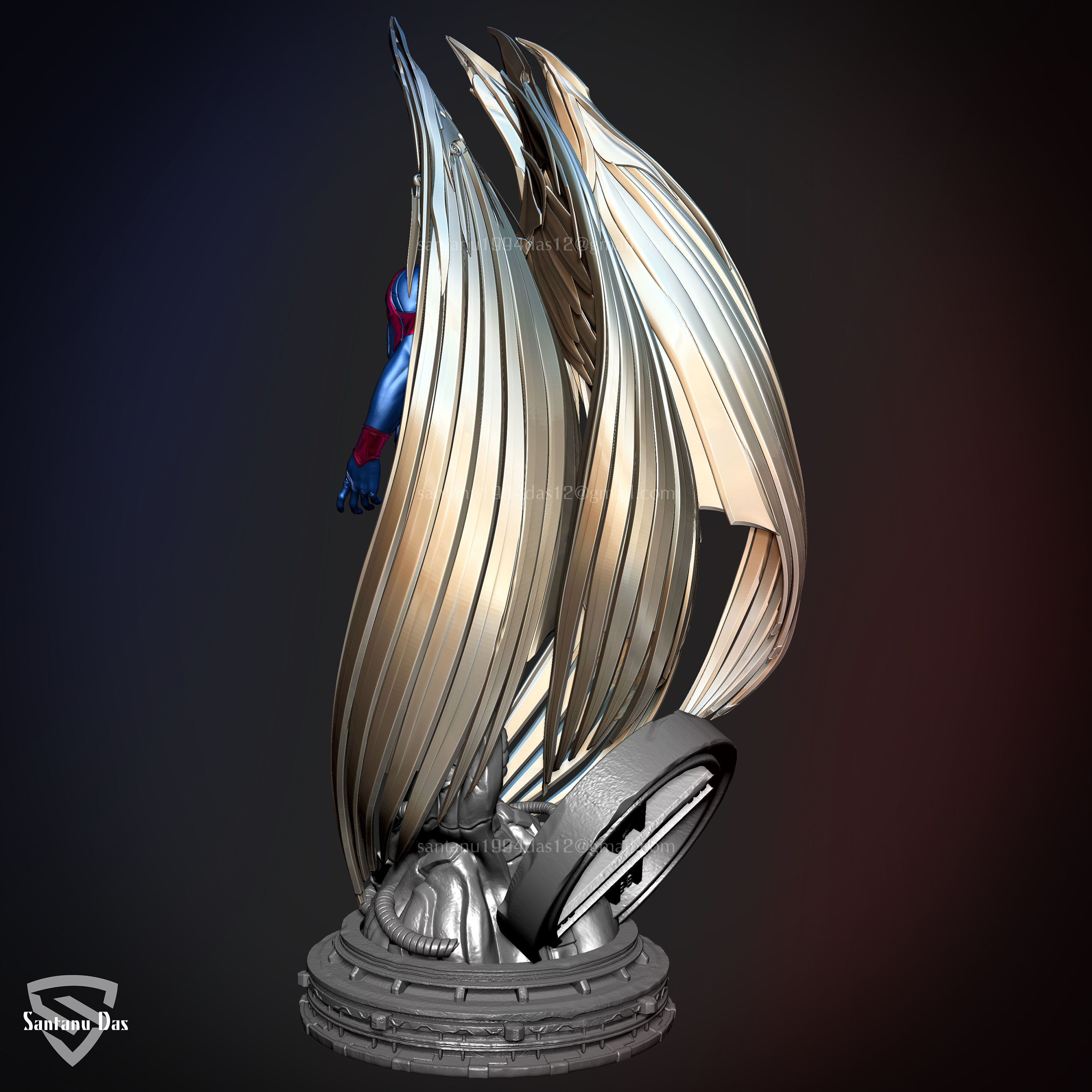 Archangel x-men 3d Print 3D print model_8