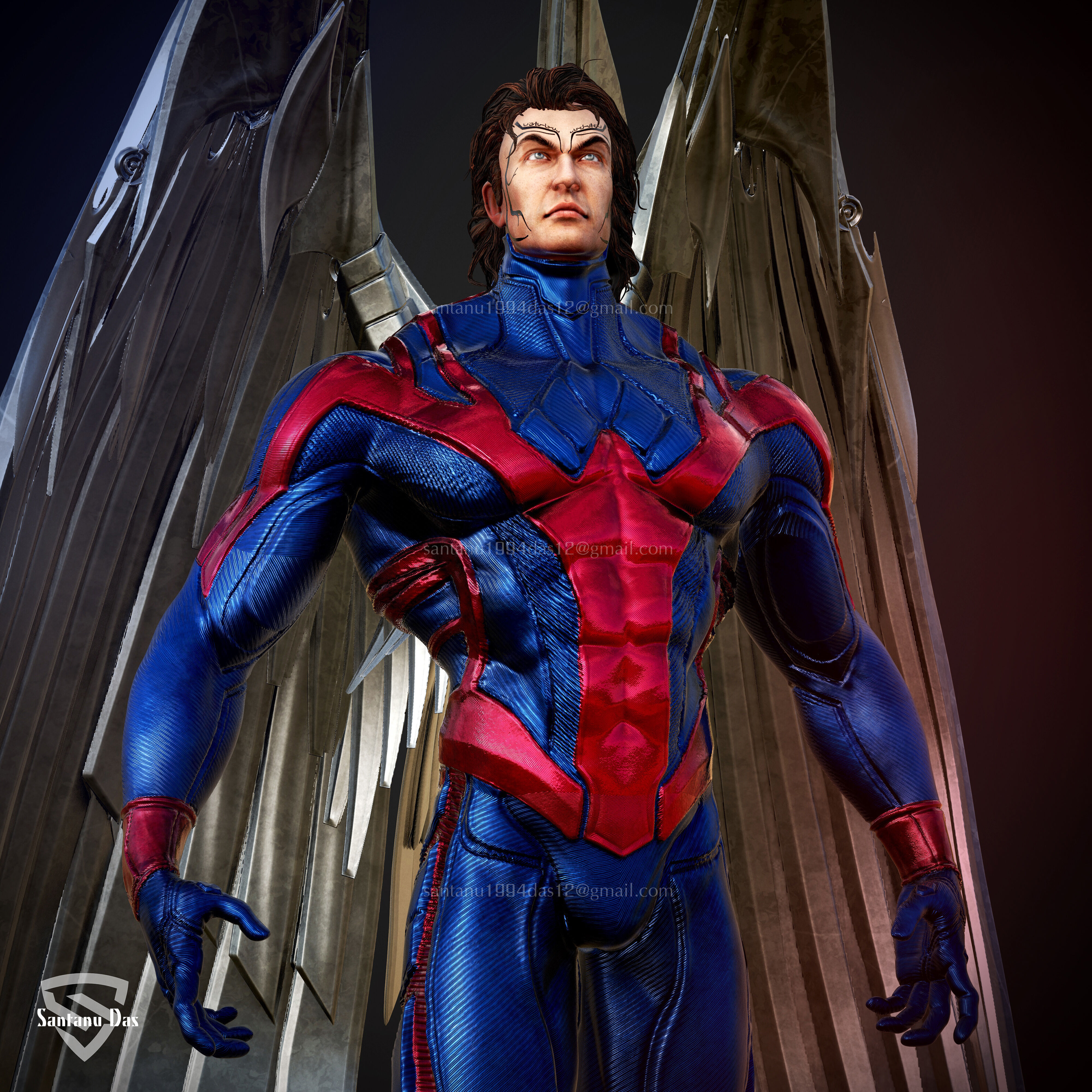 Archangel x-men 3d Print 3D print model_7