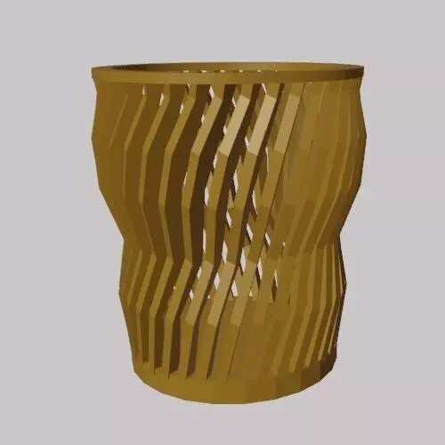 Pencil Holder Pencil Sticks Vase Free 3D print model