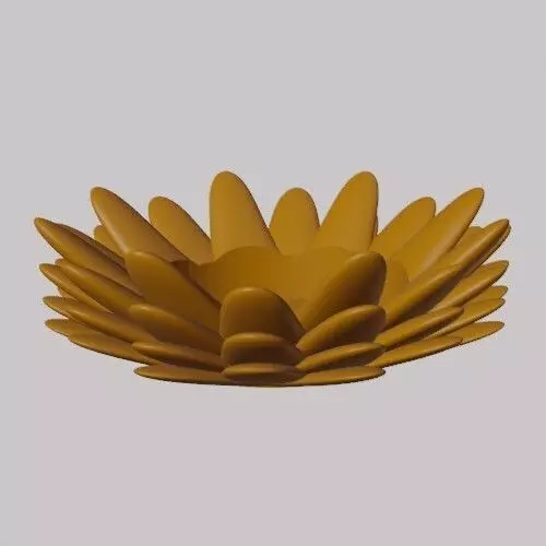 Petals Flower Candy Dish Candy Holder Free 3D print model