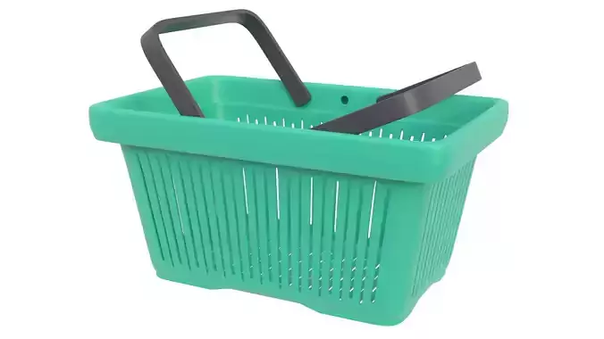 Shopping basket 19 3D model