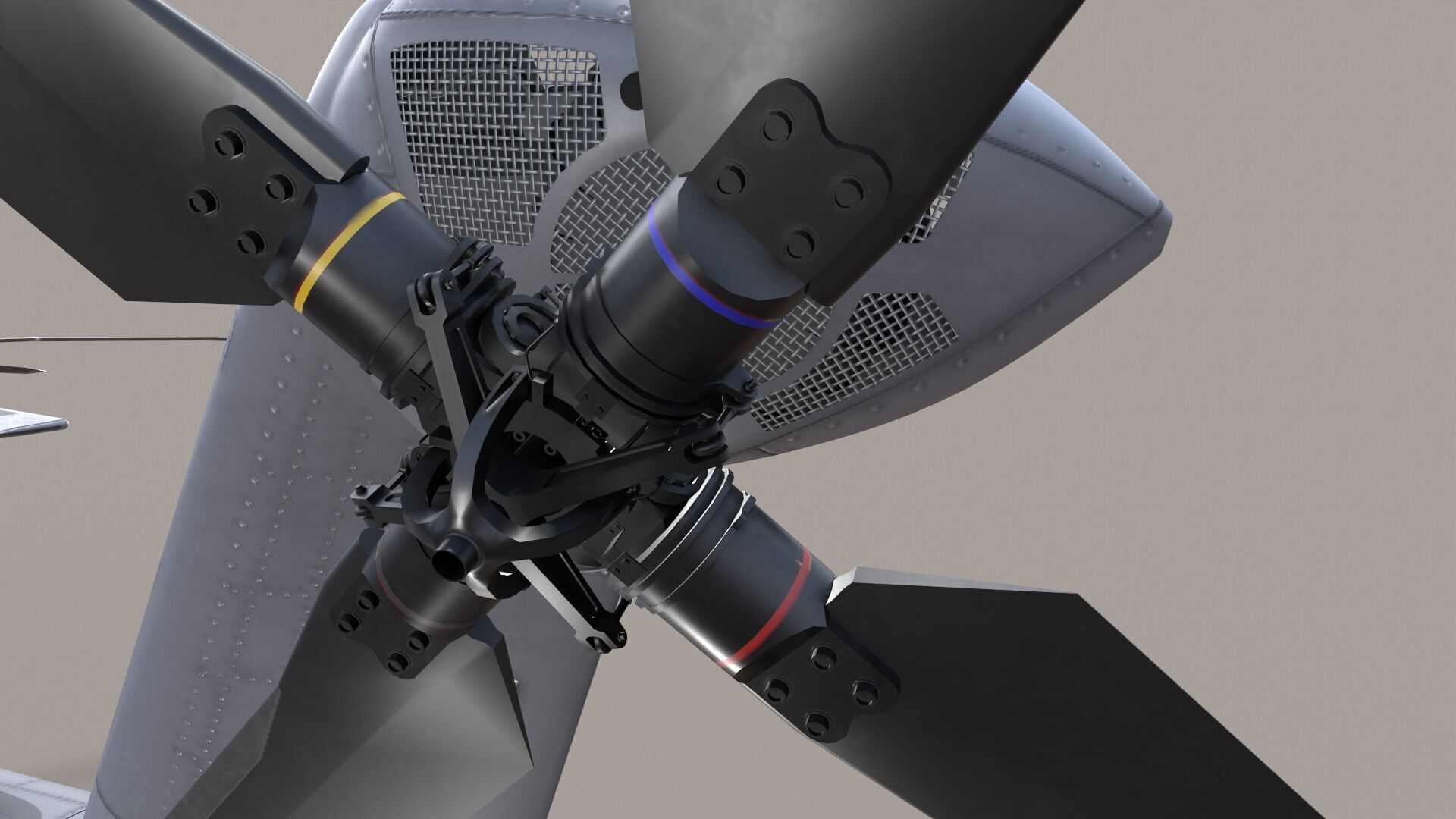 Realistic 3d model of CH-53E Super Stallion US Marines Low-poly 3D model_20