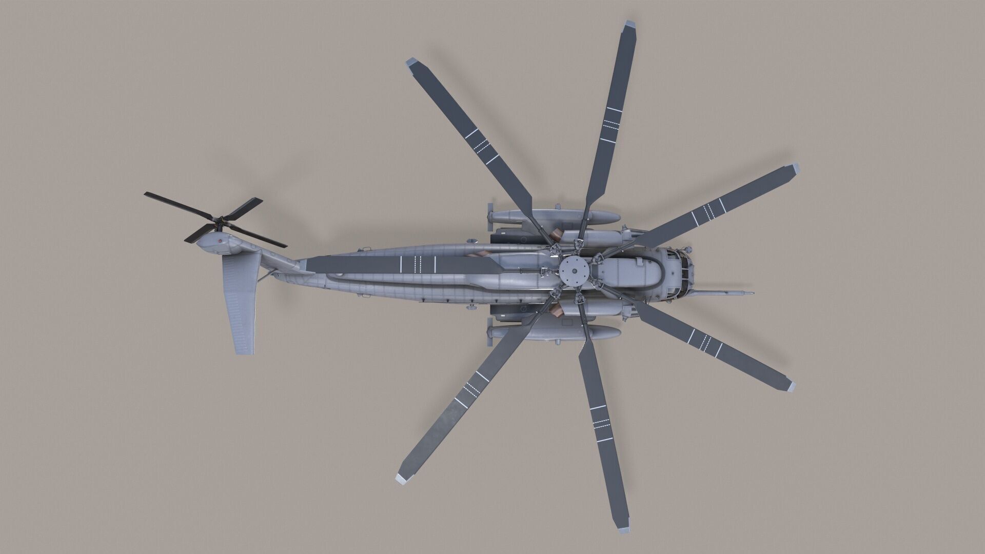 Realistic 3d model of CH-53E Super Stallion US Marines Low-poly 3D model_26