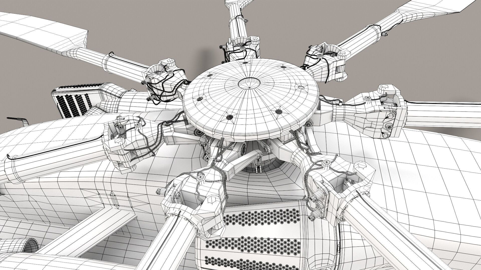 Realistic 3d model of CH-53E Super Stallion US Marines Low-poly 3D model_50