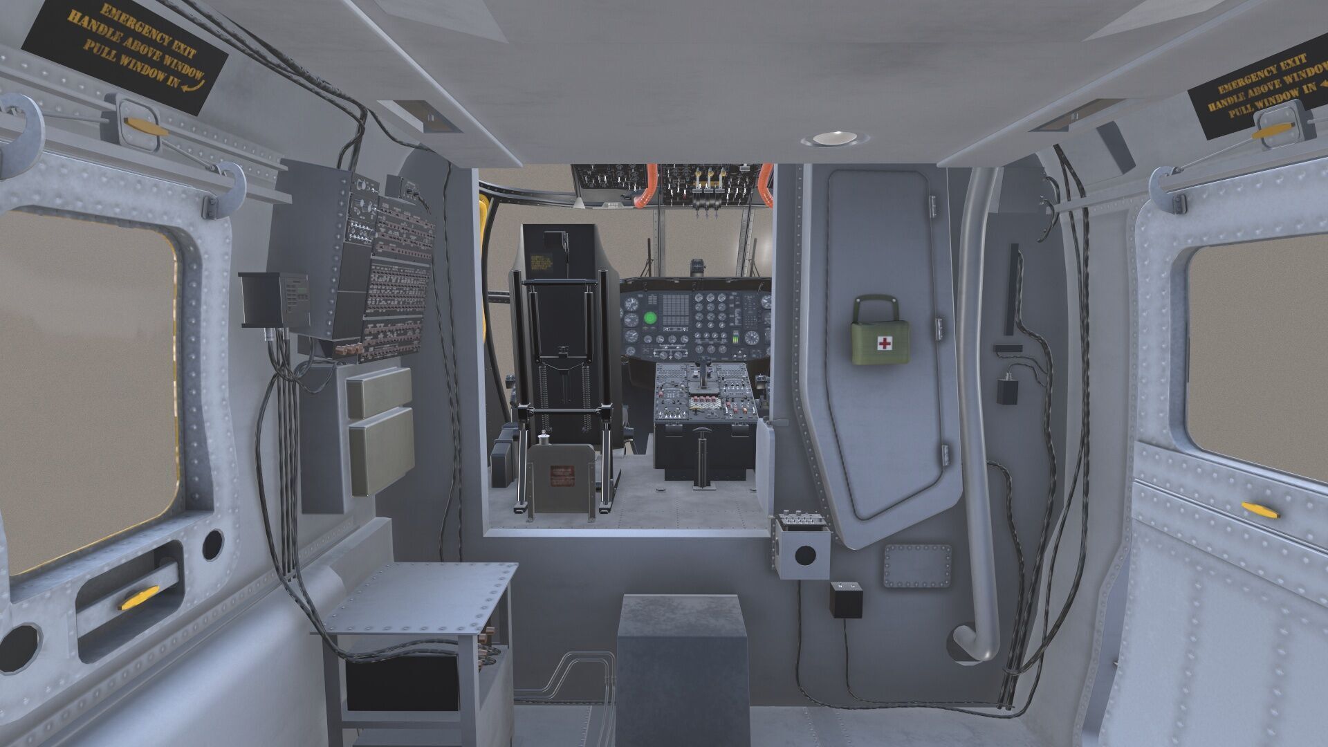 Realistic 3d model of CH-53E Super Stallion US Marines Low-poly 3D model_32