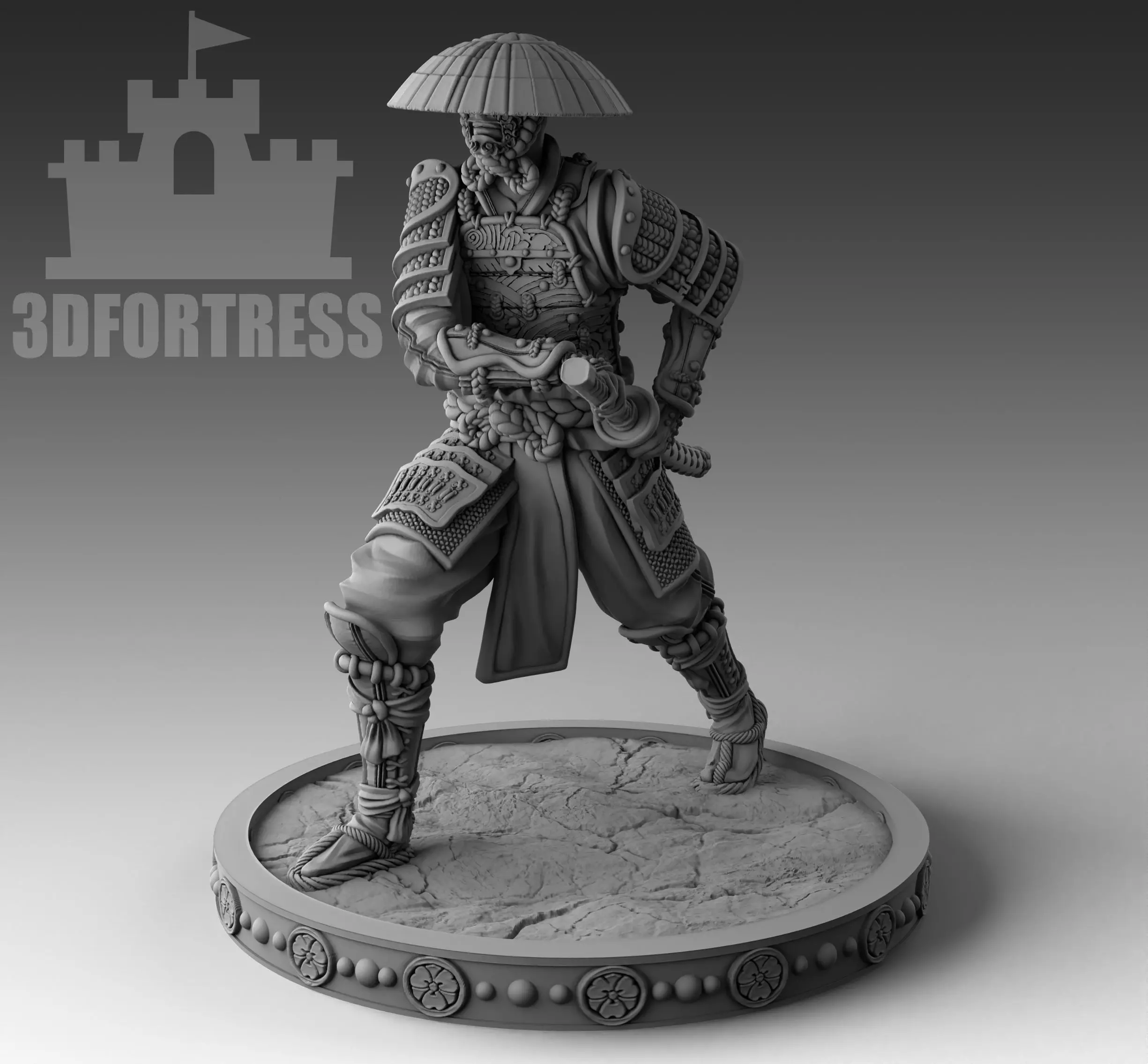 SamuraiInHat 3D print model_0